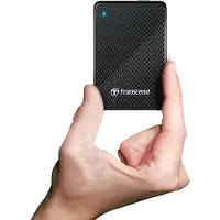 Transcend ESD400, 512 GB, Micro-USB B, 3.2 Gen 1 (3.1 Gen 1), 410 MB/s, Musta (TS512GESD400K)