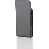 Wave BookCase suojakotelo, iPhone 8, metallimusta