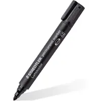 Staedtler 352 Lumocolor Perm bullet -huopakynä, 2,0 mm, musta, 10 kpl