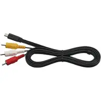 Sony VMC15MR2, 1,5 m, Musta, Punainen, Valkoinen, Keltainen, 3x RCA, Uros/uros, , Handycam