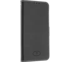Teknikproffset Flip Case, Galaxy A40 -lompakkokotelo, Musta