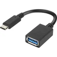 Lenovo USB-C - USB-A 4X90Q59481 - Sovitin, Musta