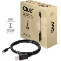 Club 3D mini-dp 1.4 to dp 1.4 m/m 2m 8k60hz bi-dir
