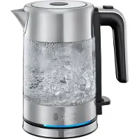 Russell Hobbs Compact Home 24191-70 -vedenkeitin, 0,8 l, 2200 W, lasi/ruostumaton teräs
