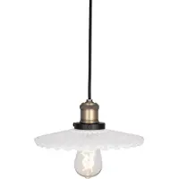 Globen Lighting Cobbler hissivalaisin Ø 25 cm Valkoinen