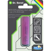 Dr. Senst Dr.Senst 18650 Litium-akku, 2600 mAh