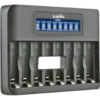 Jupio USB 8-slot Octo Battery Charger LCD AA/AAA