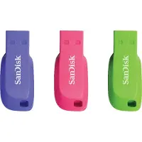 SanDisk – Cruzer Blade USB Flash Drive 3pack 16GB (SDCZ50C-016G-B46T)