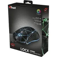 Trust GXT 133 Locx, optinen pelihiiri, 4000 dpi, musta