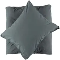 Gripsholm Påslakan Vintage Antracite 150X210;50X60 - Blue - 150X210;50X60CM