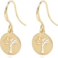 Pilgrim Elin Coin Earrings Gold-Plated - Gold - ONE SIZE