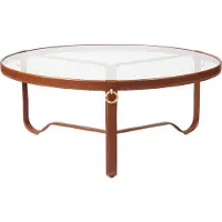 Gubi Adnet sohvapöytä Ø 100 cm Tan