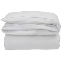 Lexington Hotel Percale pussilakana 150x210 cm Valkoinen-Vaaleanbeige