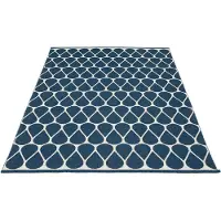 Pappelina Otis matto 180x275 cm ocean blue / vanilla