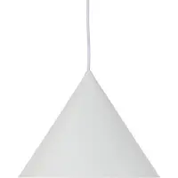 Frandsen Design-riippuvalaisin Benjamin, himmennettävä, Valkoinen/opaali, Olohuone/ruokailutila, Metalli, Design