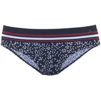 LASCANA Bikinihousut 'Minimal' laivastonsininen / punainen / valkoinen