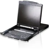 Aten 8-Port Dual Rail LCD