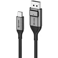 Alogic Ultra 8K Mini DisplayPort – DisplayPort -kaapeli, jossa 8K, 3 m, musta/harmaa