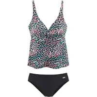 Venice beach Tankini turkoosi / punainen / musta