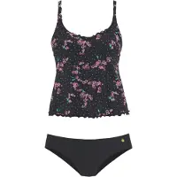 LASCANA Tankini vaaleanpunainen / musta