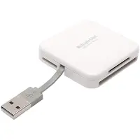 PNY AXP724, CF, Muistitikku (MS), MicroSD (TransFlash), microSDHC, miniSD, miniSDHC, MMC, MMC+, MS Micro (M2),..., Valkoinen, 480 Mbit/s, USB 2.0, 29