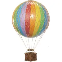 Authentic Models Kuumailmapallo Floating The Skies rainbow