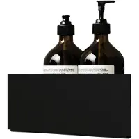 Nichba-Design Bath Shelf Corner hylly, musta