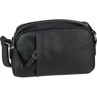 PICARD Pure Crossbody-laukku Nahka 21 cm Musta
