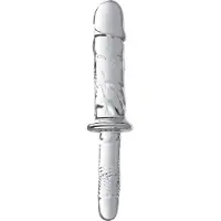 Shots Brutus Lasinen Tupladildo 29 cm - Clear