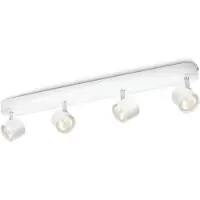 Philips Himmennettävä LED Star kohdevalaisin 4x, Pinta-asennettavat spottivalot, Ei vaihdettavissa oleva hehkulamppu, 4 lamppu(a), LED, 2700 K, Val...