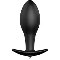 Pretty Love Anal Plug Black Anchor with Remote Control