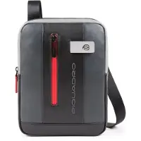 Piquadro Urban Crossbody-laukku Nahka 21 cm Harmaa