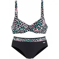 Venice beach Bikini turkoosi / punainen / musta / valkoinen