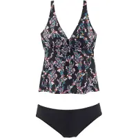 Petite fleur Tankini monivärinen / musta