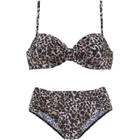 LASCANA Bikini vaaleansininen / ruskea / cappuccino / musta