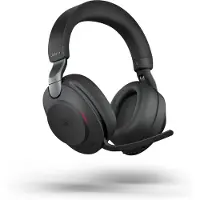 Jabra Evolve2 85 MS -langaton stereokuulokemikrofoni + USB-C-sovitin, musta