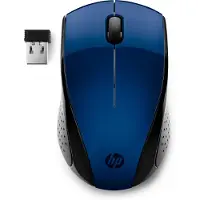 HP :n langaton hiiri 220 (lumierensininen), Molempikätinen, Langaton RF, 1600 DPI, Sininen