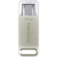 Transcend USB STICK 32GB JETFLASH 850 USB3.1 GEN1 TYPEC SILVER PLATING EXT