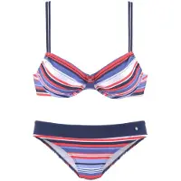 s.Oliver Bikini sininen / punainen / valkoinen