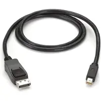 Black Box MINI DISPLAYPORT TO DISPLAYPORT CABLE - MALE/MALE, 6-FT. (1.8-M) (ENVMDPDP-0006-MM)