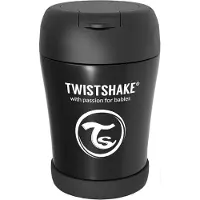 Twistshake Insulated Food Container 350Ml Black - Black - ONE SIZE