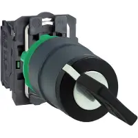 Schneider Electric Harmony-avainkytkin, jossa on 2 kiinteää asentoa ja avain (Ronis 455) ulos V 1xNO, XB5AG21