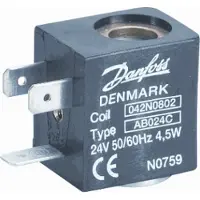 Danfoss Coil ab230c 230v 50hz/4.5w 60hz/4.5w 9mm