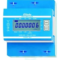 Eltako Sähkömittarin digitaalinen muuntaja 3F+N -5A pulssilähtö 10 Imp/kWh MID-hyväksytty, 70mm leveä, Din-kisko
