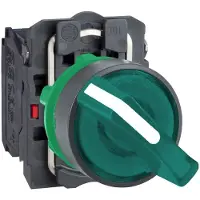 Schneider Electric Kääntökahva M / vaaleanvihreä 2 asentoa 1Sl+1Br XB5AK123B5