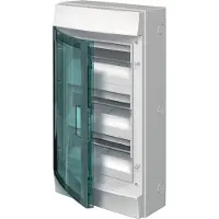 ABB Consumer units 36m 3f w/transparent door