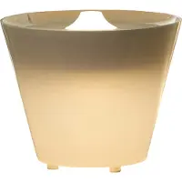 Rotaliana Led pöytävalaisin MultiPot+, himmennettävä, Valkoinen/opaali, Olohuone/ruokailutila, Synteettinen materiaali, Design
