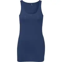 Vero Moda Vmmaxi My Soft Long Tank Top Noos - Navy - XXL