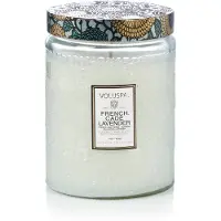 Voluspa Large Glass Jar French Cade And Lavender 100h