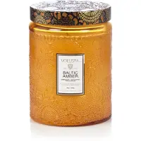Voluspa Large Glass Jar Candle Baltic Amber 100H